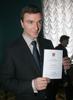 59.Антон получает удостоверение депутата, Санкт-Петербург, 21 марта 2007г. 